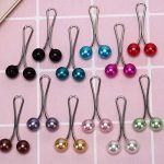 ⁦Sanbo 12pcs Muslim Hijab Clip Pins Simulated Pearl Women Girls Scarf Shawl Brooch Clip Hijab Buckles⁩ - الصورة ⁦4⁩
