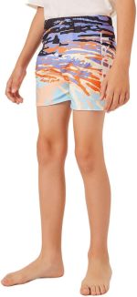 Styli Boys All-Over Printed Elasticated Waistband Swim Shorts