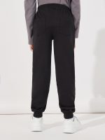 ⁦Styli Boys Solid Joggers With Drawstring Closure⁩ - الصورة ⁦4⁩