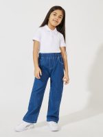 ⁦Styli Girls Basic Polo T-Shirt⁩ - الصورة ⁦3⁩