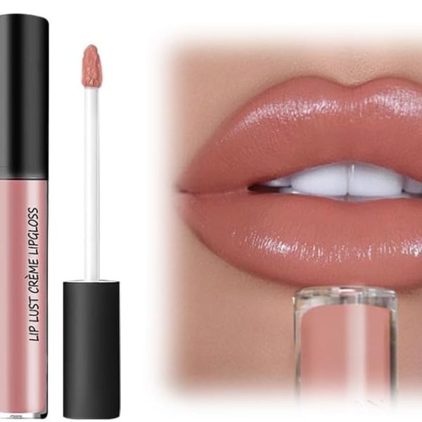 NALACAL 12-Color Cream Texture Lipstick Set 2024 - Long-Lasting, Non-Stick, Moisturizing Velvet Lip Gloss - Non-Fading, Glossy Lip Stains for Women and Girls (#02, 6ml/0.2fl oz)