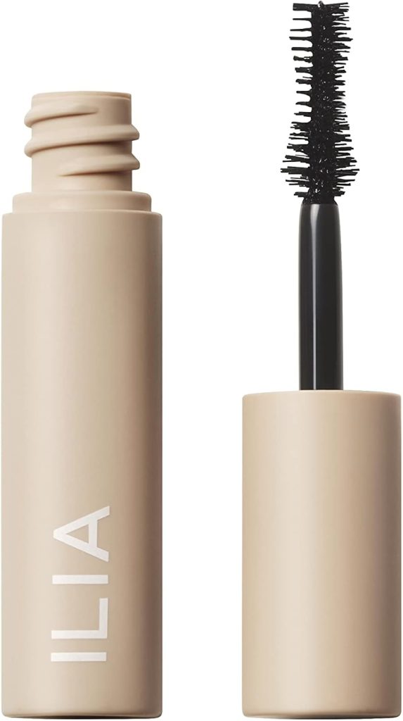 ILIA - Fullest Volumizing Mascara | Non-Toxic, Cruelty-Free, Clean Beauty (Travel Size Mini)