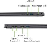 ⁦Acer Aspire 16 AI Ready Laptop | 16" WUXGA 1920 x 1200 IPS Display | Intel Core Ultra 7 Processor 155U | Intel Graphics | 32GB LPDDR5X | 1TB Gen4 SSD | Wi-Fi 6E | Windows 11 Home | A16-71M-767Z⁩ - الصورة ⁦2⁩