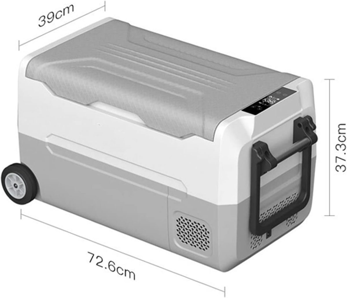 ⁦VVBNGVH Small refrigerator 35L Refrigerator Freezer Cooler Mini Fridge Freezer Portable Compressor Ice Box For Outdoor Camping⁩ - الصورة ⁦3⁩