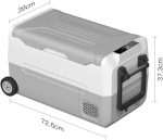 ⁦VVBNGVH Small refrigerator 35L Refrigerator Freezer Cooler Mini Fridge Freezer Portable Compressor Ice Box For Outdoor Camping⁩ - الصورة ⁦3⁩