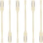 ⁦ALMEKAQUZ 6Pcs 2-in-1 Nasal Hair Cutter, Upgrade Double Sided Nose Hair Knife, 360° Nostril Hair Remover Tool, Nose Hair Trimmer, Nasal Hair Cutter for Men Women, with Soft Cleaning Brush (Cream)⁩ - الصورة ⁦7⁩