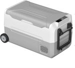 VVBNGVH Small refrigerator 35L Refrigerator Freezer Cooler Mini Fridge Freezer Portable Compressor Ice Box For Outdoor Camping