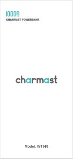 ⁦Charmast Power Bank with Built in Cable, 10000mAh USB C Battery pack 6 Outputs 2 Inputs with LED Display Type C Powerbank Portable Charger Compatible with Smartphones Tablets and More⁩ - الصورة ⁦9⁩
