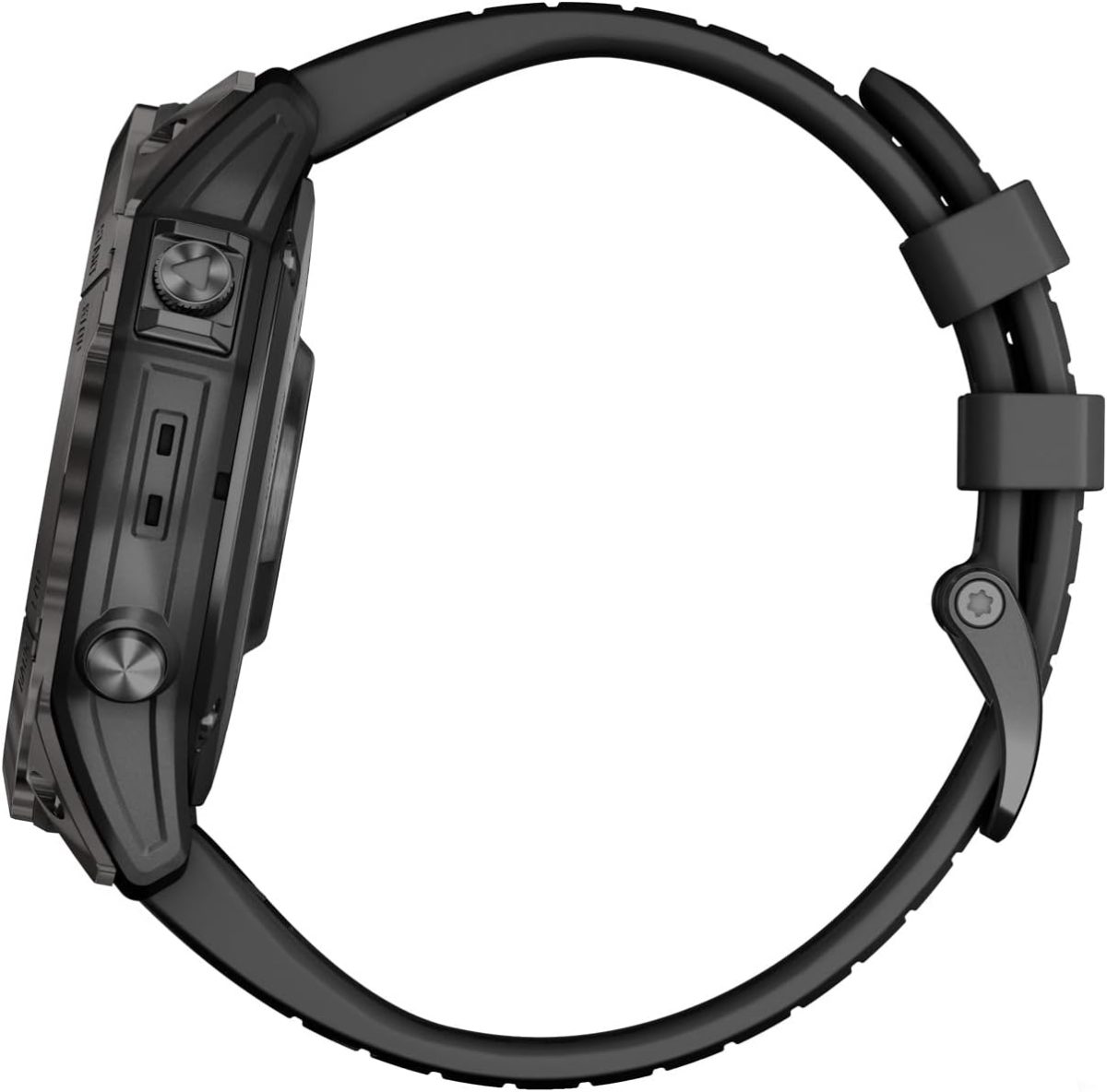 ⁦GARMIN FENIX 7X PRO - SAPPHIRE SOLAR EDITION- CARBON GRAY DLC TITANIUM WITH BLACK BAND⁩ - الصورة ⁦8⁩