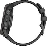 ⁦GARMIN FENIX 7X PRO - SAPPHIRE SOLAR EDITION- CARBON GRAY DLC TITANIUM WITH BLACK BAND⁩ - الصورة ⁦8⁩