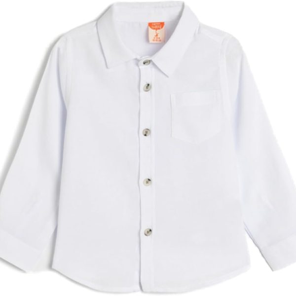 KOTON Boys 5SMB60044TW000 Basic Shirt