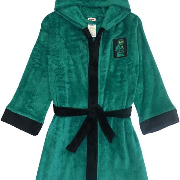 LEGO boys Lego Ninjago Little/Big Boys Costume Plush Robe Bathrobe