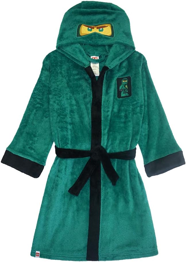 LEGO boys Lego Ninjago Little/Big Boys Costume Plush Robe Bathrobe
