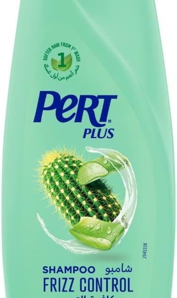 Pert Plus Frizz Control Shampoo with Cactus Oil and Aloe Vera Extract, 400ml