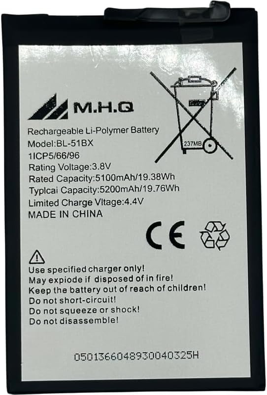 M.H.Q Battery Compatible With Bl51Bx Infinix Hot 10 (Bl51Bx) Battery