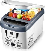 ⁦DDCVFREE Mini fridge 38L Car Fridge Compressor DC 12V 24V Car Refrigerator Freezer Cooler for Car Home Picnic Refrigeration Freezer -19~10 Degrees⁩ - الصورة ⁦2⁩