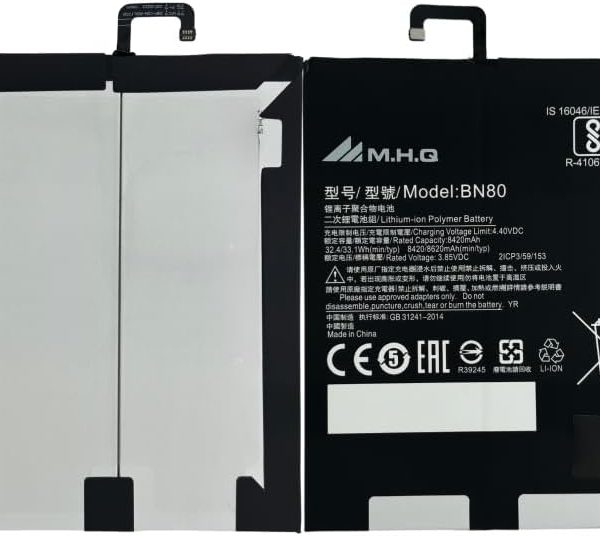 M.H.Q Battery Compatible With Bn80 Mi Pad 4 (M1806D9W) Battery
