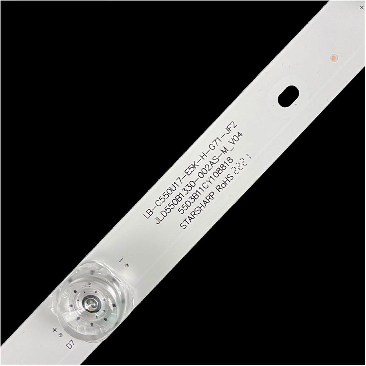 ⁦TILLOJJ 3V2W Square Lens Led Tv Backlights Strip Bar for J.V/C 55inch JL.D550B1330-002AS-M_V04 LT-55C800 L55UE20 TX-55HX580B 55dia⁩ - الصورة ⁦2⁩
