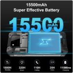 ⁦WYLXIN Unihertz tank 2 Pro 8849 rugged phone with projector Android 14 100MP 16GB 256gb100mp NFC 120W charger 23800mAh⁩ - الصورة ⁦4⁩