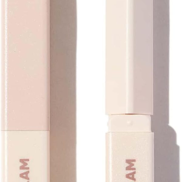 SHEGLAM Insta-Eyes Dual Tone Shadow Stick Gradient Two-Tone Glitter Eyeshadow Stick Rose Pearlescent Shimmer One Step Easy To Use Smooth Blendable Eyeshadow-Rosé