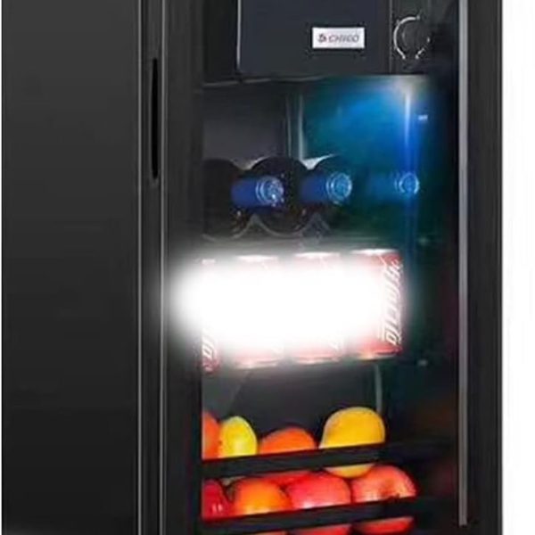 Avcbno Wine cooler Fresh Chilled Household Refrigerator Small Glass Wine Storage Cabinet Commercial Vertical Freezer Refrigerator