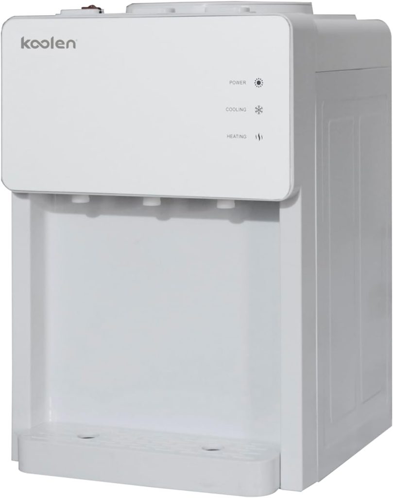 Koolen Water Dispenser 590W, 4L, 3 Water Functions, White