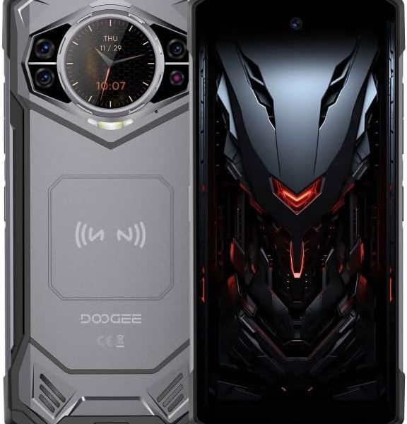 DOO.GEE S200 Rugged Phone, 12GB+256GB, Side Fingerprint, 6.72 inch Android 14, Dimensity 7050 Octa Core 2.6GHz, 5G, OTG, NFC, Dark Grey (Dark Grey)