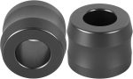 ⁦Linkidea 2 Pack Electric Power Razor Stand, Opening Dia 0.86" (22mm) Aluminum Alloy Men's Shaving Stand for Bathroom Countertops, Compatible with Heated Razor (Dark Grey)⁩ - الصورة ⁦4⁩