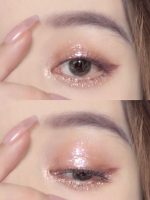 ⁦Azonee Eyeshadow Palette, Shimmer Eye Shadow Pallets for Women, 9 Colour Glitter Eye Make-Up Palettes, Gold, White, Pink Highly Pigmented Eye Shadow Palette for Girls Make Up⁩ - الصورة ⁦3⁩