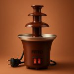 ⁦FITTO Three Layer Chocolate Fountain – Melting Machine with Heating Function, Chocolate Fondue Tempering Machine for Party & Household Use⁩ - الصورة ⁦3⁩