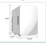 ⁦Avcbno Compact refrigerator Mini Refrigerator Portable Cooler Compact Refrigerator 220V for Car Truck Kitchen Home Use Picnic Camping Silent Freezer⁩ - الصورة ⁦4⁩