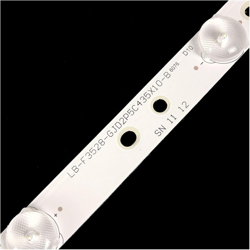 SHYHHTS 5Pcs/Set 3V 1W TV Led Backlight Strip for A.O/C 43inch 10-leds GJ-2K16-430-D510-V4 LB-PF3528-GJD2P5C435X10-H LE43A3300 43PUF6061