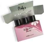 ⁦Ruby's Organics Lip Beauty Gift Kit- Lip Oil Glossy Minis Sunset, Moisturizing, Long Lasting, Non Sticky & Non Drying, Natural Lip Makeup, Paraben Free - Sangria, Grapevine and Toffee Shades⁩ - الصورة ⁦7⁩