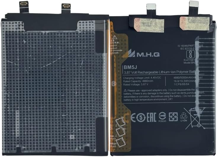 M.H.Q Battery Compatible With Bm5J Redmi K50 (22021211Rc) Battery