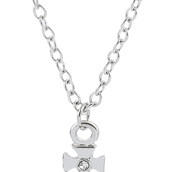 WDLYAN Punk Heart Saturn Necklace - 5 Colors Available Fashion Baroque Rhinestone Love Heart Saturn Planet Pendant Necklace Jewelry