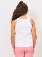 ⁦Styli Girls Solid Binding Vest⁩ - الصورة ⁦5⁩