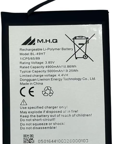 M.H.Q Battery Compatible With Bl49 Ht Tecno Spark 6 (Ke7) Battery