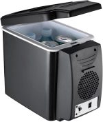 Avcbno Compact refrigerator 6 Liter Car Mini Refrigerator Fridge Lightweight Dual-Use Cool Heat Cooler Insulated Cooler Box Container Car Home Office Freeze