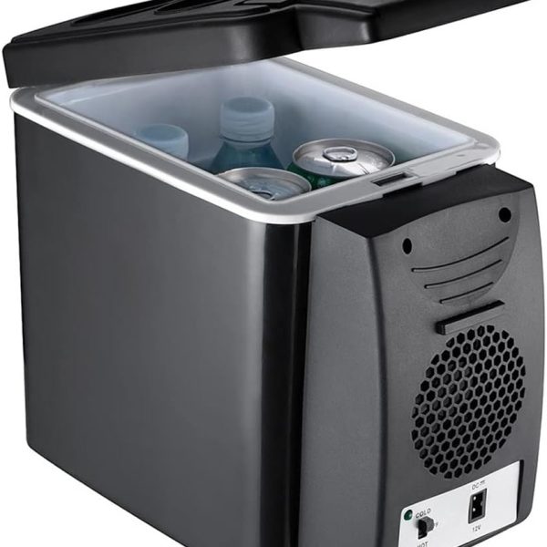 Avcbno Compact refrigerator 6 Liter Car Mini Refrigerator Fridge Lightweight Dual-Use Cool Heat Cooler Insulated Cooler Box Container Car Home Office Freeze