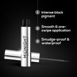 ⁦RENEE Midnight Matte Eyeliner Gel, Darkest Black, Long Lasting, Smudge-Proof & Waterproof Formula, One-Swipe-Application with Intense Pigment, Enriched with Vitamin E, Chamomile & Aloe Vera, 2.5ml⁩ - الصورة ⁦2⁩