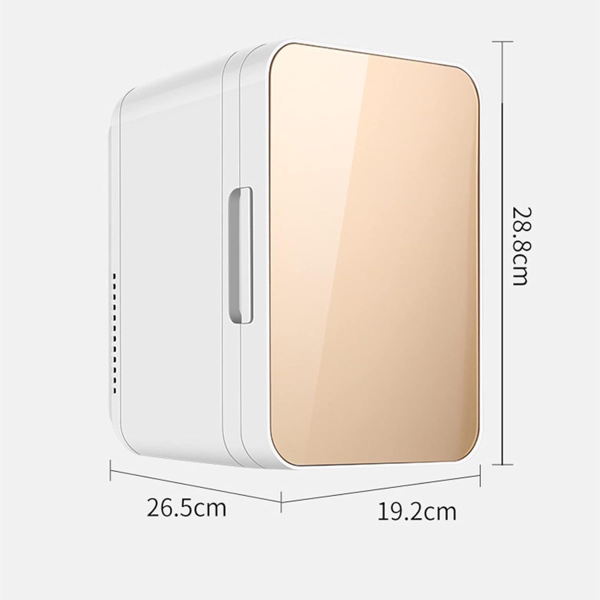 ⁦VVBNGVH Small refrigerator Car Small Refrigerator Vertical Dual-Use Portable Cooling Heating Refrigeration Dormitory Household Beauty Mini Refrigerator(C)⁩ - الصورة ⁦3⁩