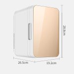⁦VVBNGVH Small refrigerator Car Small Refrigerator Vertical Dual-Use Portable Cooling Heating Refrigeration Dormitory Household Beauty Mini Refrigerator(C)⁩ - الصورة ⁦3⁩