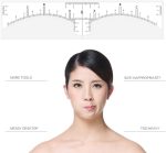 ⁦50 PCS Eyebrow Ruler Stencils for Microblading, Disposable Brow Ruler Sticker, Microblading Adhesive Eyebrow Measurement Stencil for Tattooing - brow Makeup Tools⁩ - الصورة ⁦7⁩