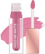 Swiss Beauty Hold Me Matte Liquid Lipstick | 12 Hours Stay | Non-Transfer Lipstick | Waterproof Lipstick with Intense Hydration| Shade - Gentle Pink, 4.5ml