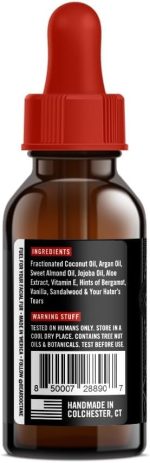 ⁦Beard Octane: Envy - Natural Beard Oil w/Argan Oil - 1 Oz - Promotes Healthy Softer Beards - Made in USA - Premium Handcrafted Beard Care⁩ - الصورة ⁦2⁩