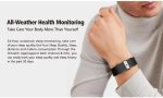 ⁦Ethelred 2208A Smart Bracelet Heart Rate Blood Pressure Monitor Pedometer Sport Fitness Tracker Men Women Electronic Bracelet (Black)⁩ - الصورة ⁦4⁩