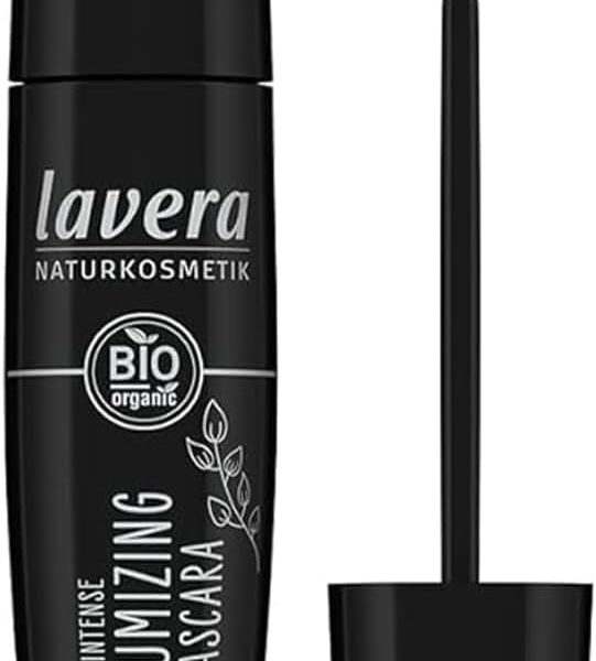 lavera Intense Volumizing Mascara - mascara with organic jojoba oil & Plant-based keratin - for volume, curl & definition - natural make-up - natural cosmetics - vegan - organic (1 x 13 ml)