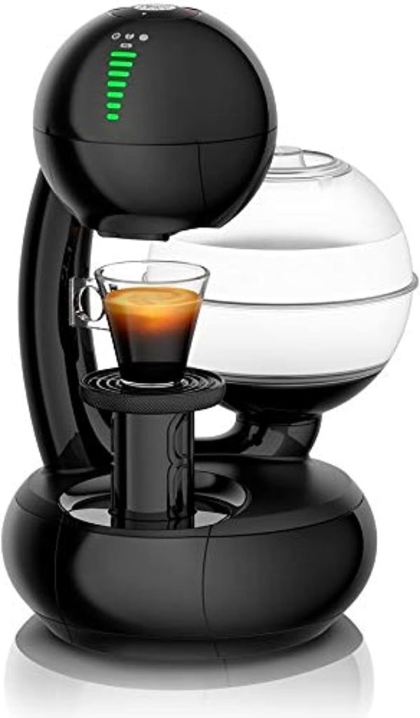 Nescafe Dolce Gusto by Delonghi ESPERTA Automatic Capsule Coffee Machine with Compact & Powerful up to 15 Bar Pressure, Cappuccino, Grande, Tea, Hot Chocolate & Espresso Coffee Maker EDG505.B Black,