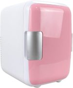 VVBNGVH Small refrigerator Portable Mini Refrigerator Car Refrigerator Cool Automatic Compressor Freezer(Pink)