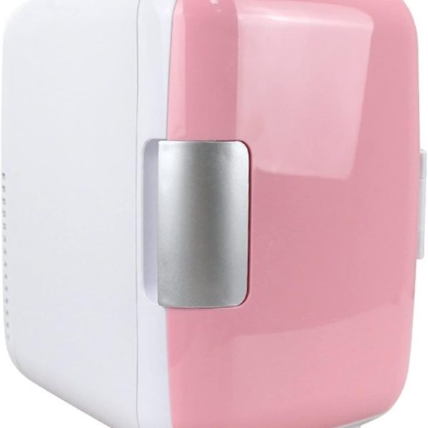 VVBNGVH Small refrigerator Portable Mini Refrigerator Car Refrigerator Cool Automatic Compressor Freezer(Pink)